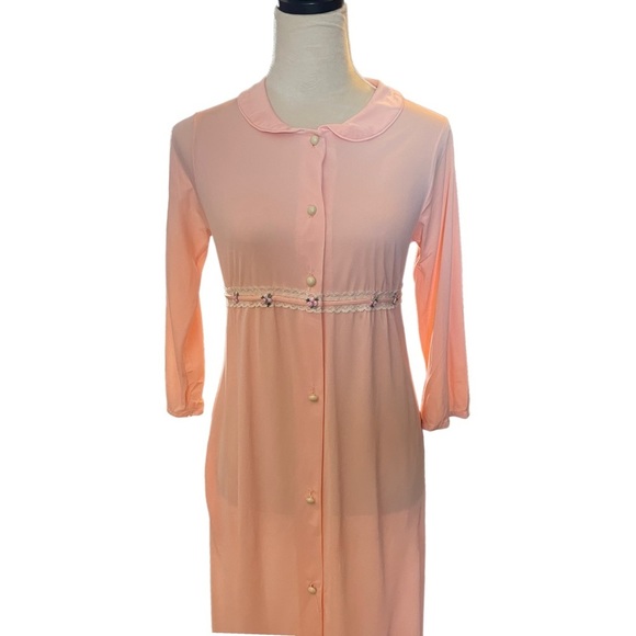 Vintage Berkleigh Juniors Long Nightgown SZ S - Picture 2 of 13